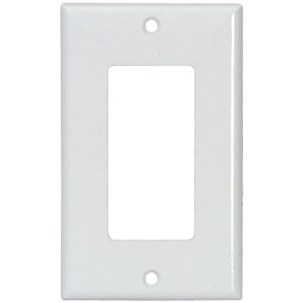 Main product image for Leviton 80401-W 1-Gang Decora Wallplate White 261-110